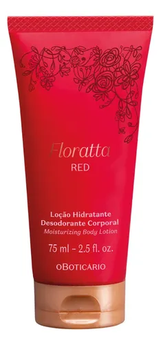Loção Hidratante Desodorante Corporal Floratta Red 75ml