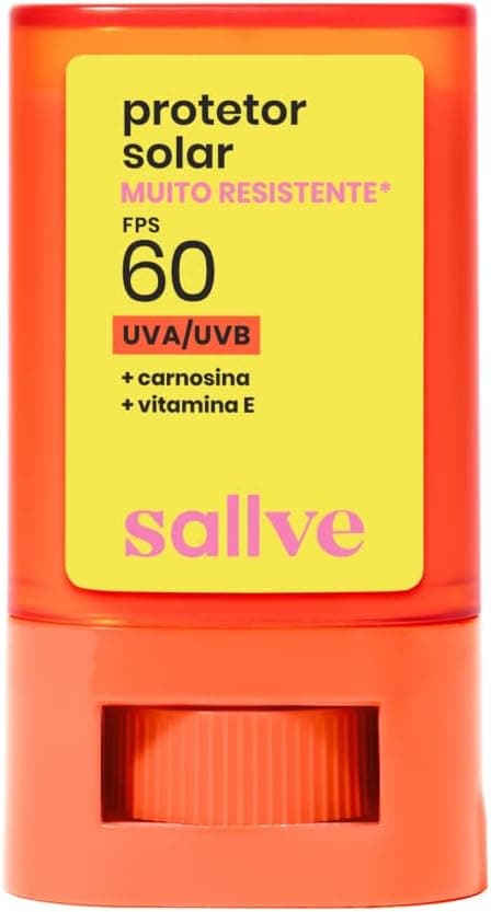 Sallve Protetor Solar em Bastão FPS60 15g